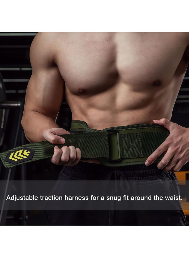Angola Panda Adjustable Velcro Weight Lifting Belt – Back & Core Support for Gym, Squat, Deadlift & Training – Waist Protection Belt for Men & Women Fitness Strength Training - Image 5